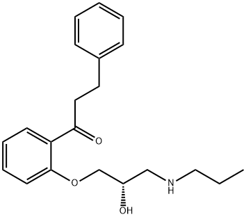 (S)-Propafenone 结构式