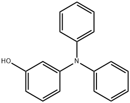 3-(二苯氨基)苯酚 结构式