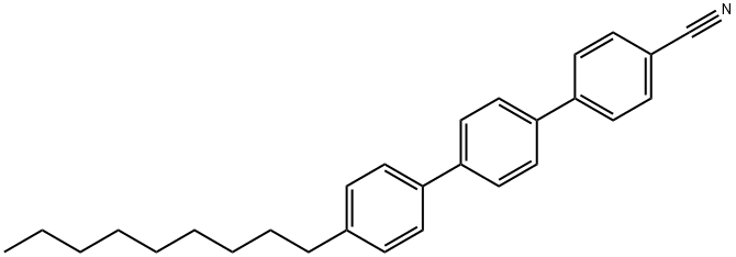 4"-Nonyl-p-terphenyl-4-carbonitrile 结构式