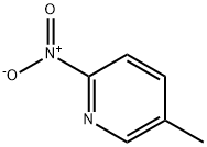 2-硝基-5-甲基吡啶 结构式