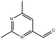 2,6-二甲基嘧啶-4-甲醛 结构式