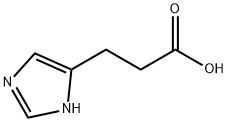 3-(咪唑-4-基)丙酸 结构式