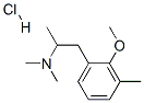 1-(2-methoxy-3-methyl-phenyl)-N,N-dimethyl-propan-2-amine hydrochlorid e 结构式