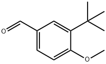 4-甲氧基-3-叔丁基苯甲醛 结构式