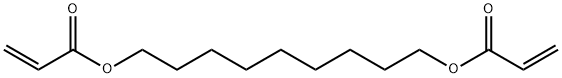 1,9-双(丙烯酰氧基)壬烷(含稳定剂甲氧基氢醌) 结构式