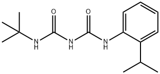 1-叔丁基-3-异丙基-5-苯基缩二脲 结构式