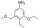 Benzenamine, 3-ethoxy-4-ethyl-5-(methoxymethyl)- (9CI) 结构式