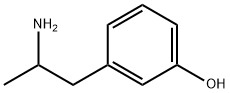 3-(2-氨基丙基)苯酚 结构式