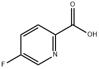 5-氟-2-吡啶羧酸 结构式