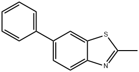 2-甲基-6-苯基苯并噻唑 结构式