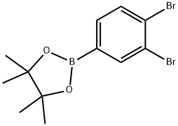 3,4-DIBROMOPHENYLBORONIC ACID, PINACOL ESTER 结构式