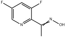 1-(3,5-difluoro-2-pyridinyl)ethanone oxime 结构式