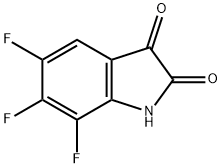 5,6,7-Trifluoroisatin 结构式
