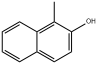1-甲基-2-萘酚 结构式