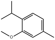2-异丙基-5-甲基茴香醚 结构式
