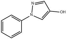 1-苯基-1H-吡唑-4-醇 结构式