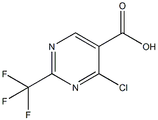 4-chloro-2-(trifluoroMethyl)pyriMidine-5-carboxylicacid 结构式