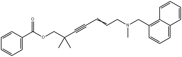 Hydroxy Terbinafine Benzoate 结构式