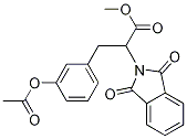2-Phthalimidyl-3-(3acetoxyphenyl)propionic Acid Methyl Ester 结构式