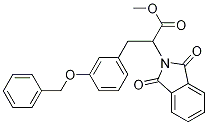 2-Phthalimidyl-3-(3benzoxyphenyl)propionic Acid Methyl Ester 结构式