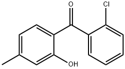 2'-氯-2-羟基-4-甲基二苯甲酮 结构式