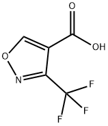 3-(三氟甲基)异恶唑-4-羧酸 结构式