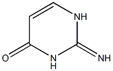 4(1H)-Pyrimidinone, 2,3-dihydro-2-imino-, (E)- (9CI) 结构式