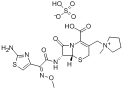 头孢吡肟硫酸盐 结构式
