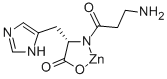 L-肌肽锌 结构式