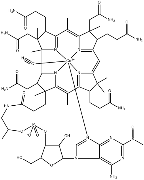 2-methylsulfinyladenylcobamide 结构式