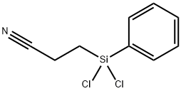 PROPANENITRILE,3-(DICHLOROPHENYLSILYL)- 结构式