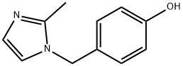 4-(2-METHYL-IMIDAZOL-1-YLMETHYL)-PHENOL 结构式