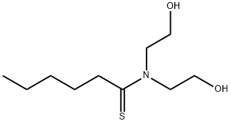 Hexanethioamide,  N,N-bis(2-hydroxyethyl)- 结构式