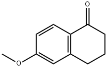 6-甲氧基-1-萘满酮 结构式