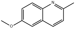 6-甲氧基-2-甲基喹啉 结构式