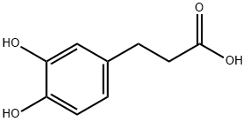 3,4-二羟基苯基丙酸 结构式