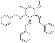 甲基-2,3,4-三-O-苄基-1-硫代-Β-L-岩藻吡喃糖苷 结构式