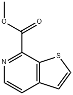 甲基噻吩并[2,3-C]吡啶-7-羧酸酯 结构式