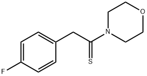 Ethanethione, 2-(4-fluorophenyl)-1-(4-Morpholinyl)- 结构式