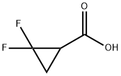 2,2-二氟环丙羧酸 结构式
