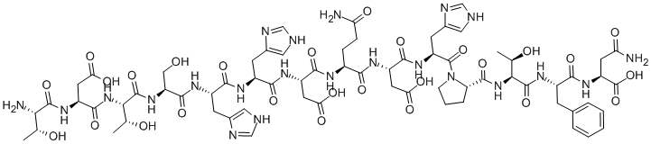 FOLLICULAR GONADOTROPIN-RELEASING PEPTIDE (HUMAN) 结构式