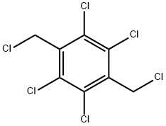 Α,Α',2,3,5,6-六氯对二甲苯 结构式