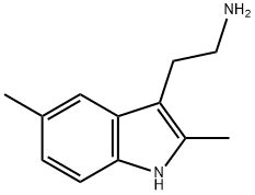 2-(2,5-二甲基-1H-吲哚-3-基)乙胺盐酸盐 结构式