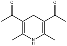 3,5-二乙酰基-1,4-二氢-2,6-二甲基吡啶 结构式