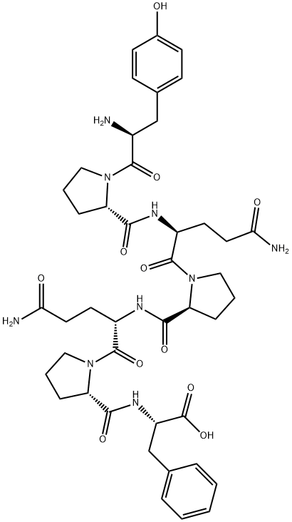 alpha-gliadin (43-49) 结构式