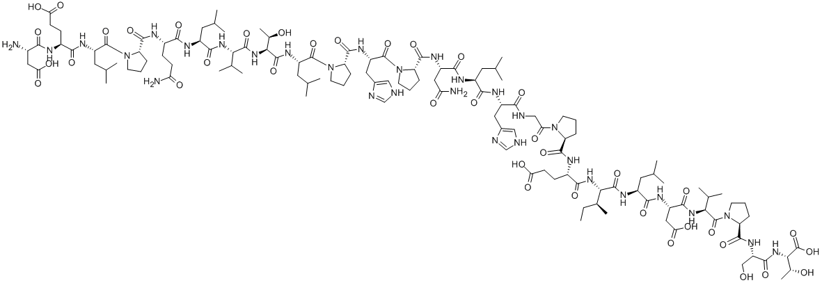 FIBRONECTIN TYPE III CONNECTING SEGMENT FRAGMENT 1-25 结构式