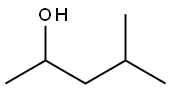 4-甲基-2-戊醇 结构式