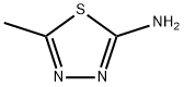 2-氨基-5-甲基-1,3,4-噻二唑 结构式