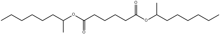 己二酸二(1-甲基庚基)酯 结构式