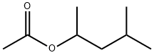 乙酸4-甲基-2-戊酯 结构式